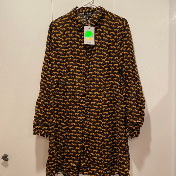 Monki Dresses & Skirts - Animal print oversize dress